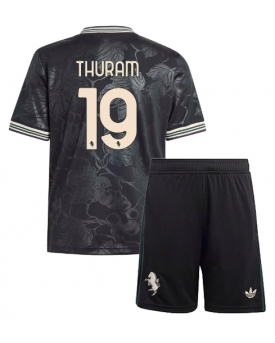 Juventus Khephren Thuram #19 Maglia Gara Terza Repliche 2025-26 Bambino Maniche Corte